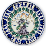 1919 Christmas plate Aluminia Large