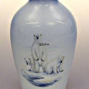 Vase med Isbjørne, Bing & Grøndahl | Nr. B11313-5239 | DPH Trading