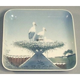 Dish with A Stork's Nest, Bing & grondahl no. 324 or 1300-6583