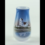 Vase mit Kirche, Bing & Gröndahl Nr. 1302-6210