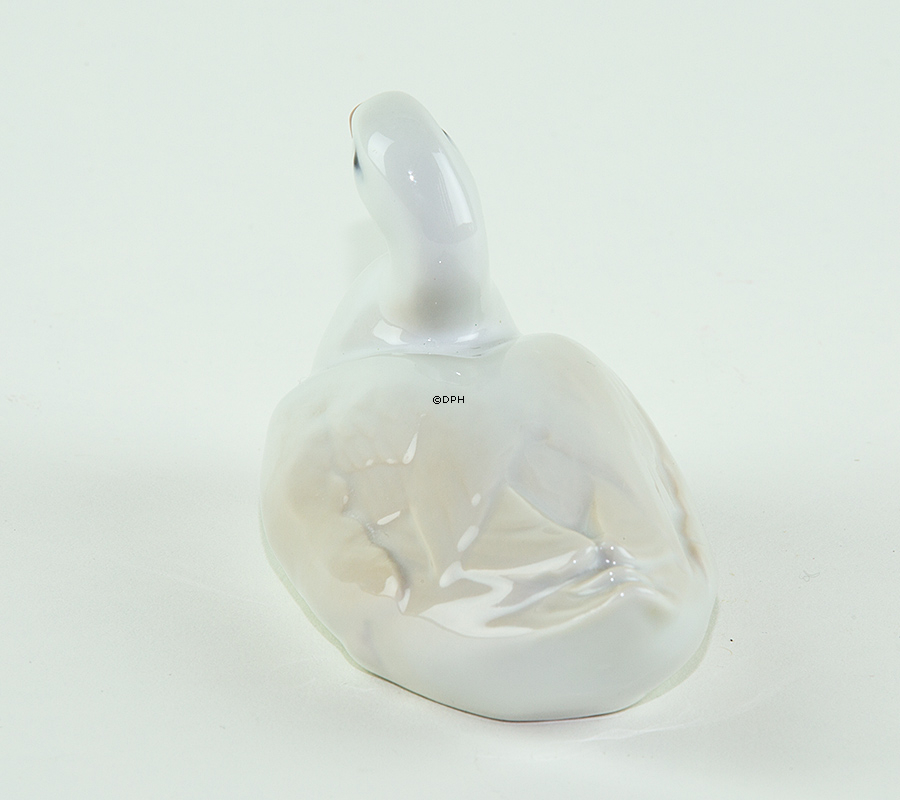 Hvid and, Bing & Grøndahl fugle figur nr. 1537