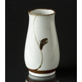 Vase med brun dekoration, Bing & Grøndahl nr. 159-5210