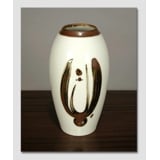 Vase with brown decoration Laburnum, Bing & Grondahl No. 159-5210