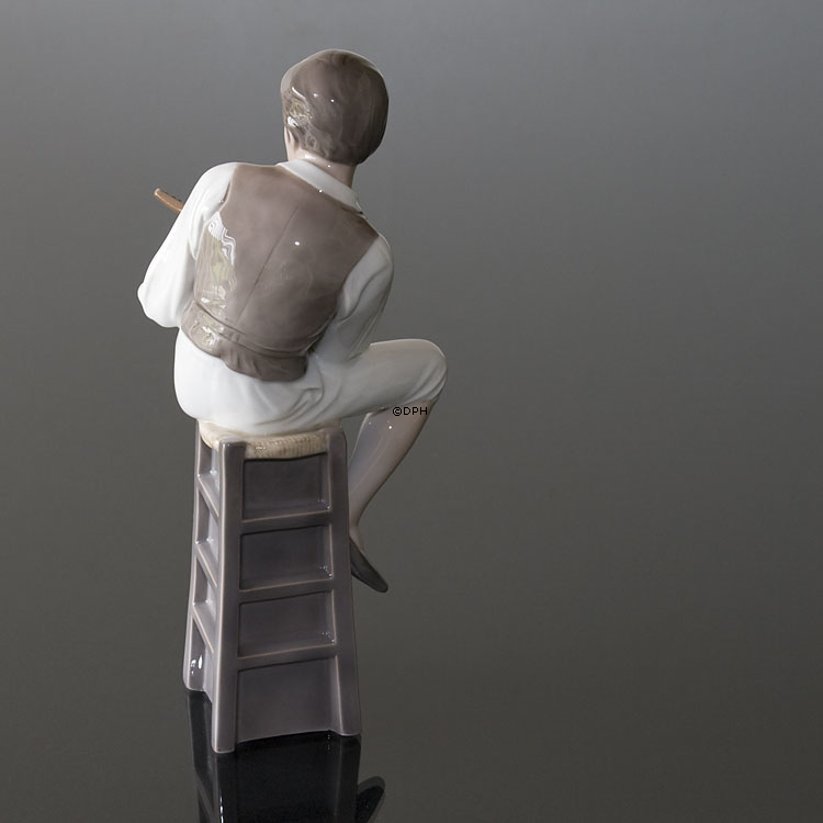 Mandolinspiller, Bing & Grøndahl figur nr. 1600