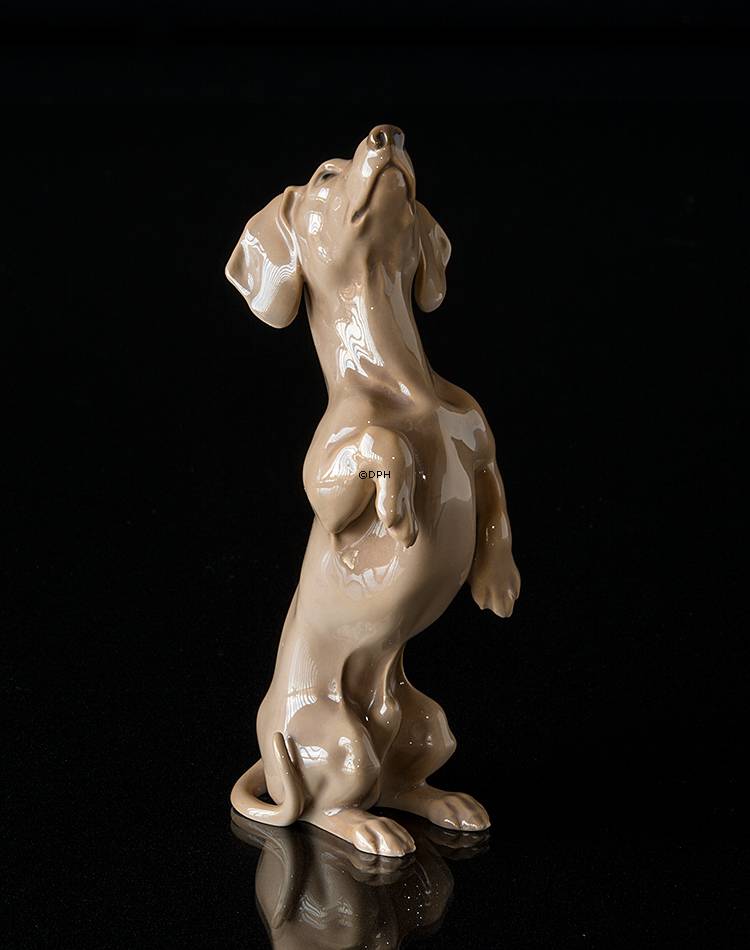 Gravhund, Bing & Grøndahl hunde figur nr. 1603