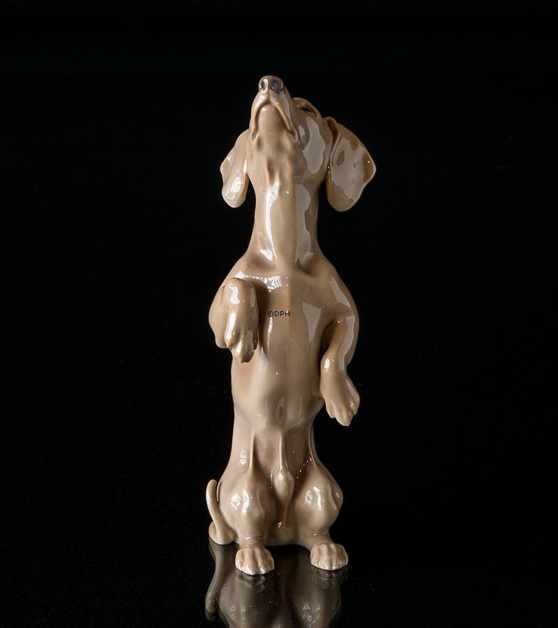 Gravhund, Bing & Grøndahl hunde figur nr. 1603