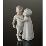 Love Scorned, Special Edition, Girl trying to Kiss Boy, Bing & Grondahl figurine no. 1614