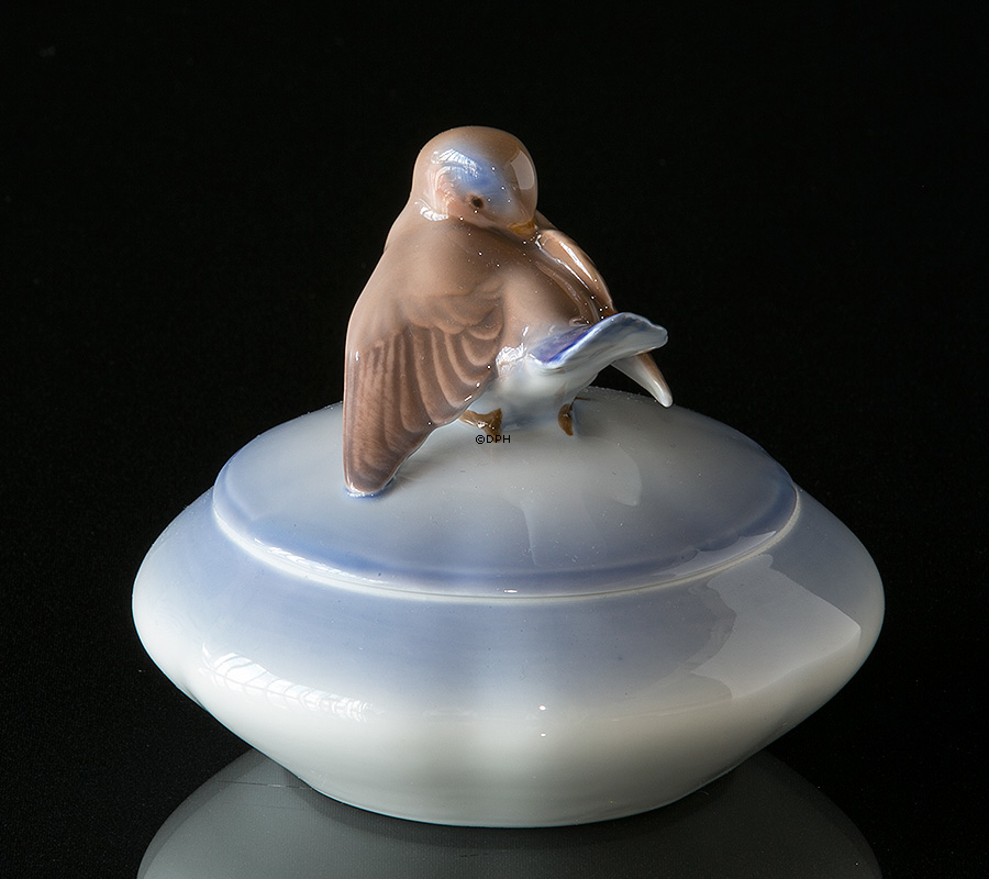 Bonbonniere med fugl fra Bing & Grøndahl nr. 1623