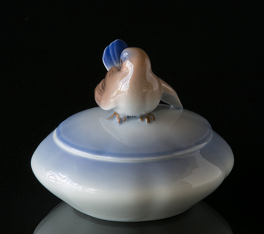 Bonbonniere med fugl fra Bing & Grøndahl nr. 1623