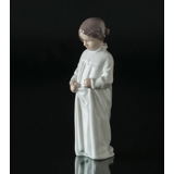 Good morning, Mama, Girl in nightgown, Bing & Grondahl figurine no. 1021408 / 1624