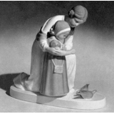 Frau und Kind, Bing & Gröndahl Figur Nr. 1625