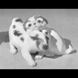 Pekinese puppies, Bing & Grondahl dog figurine No. 1630