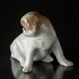 Sitting Pekinese, 9cm, Bing & Grondahl dog figurine No. 1631