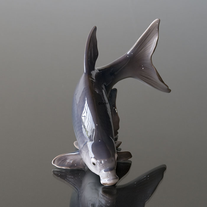 Stor fiskefigur, Brasen, Bing & Grøndahl fiskefigur nr. 1645