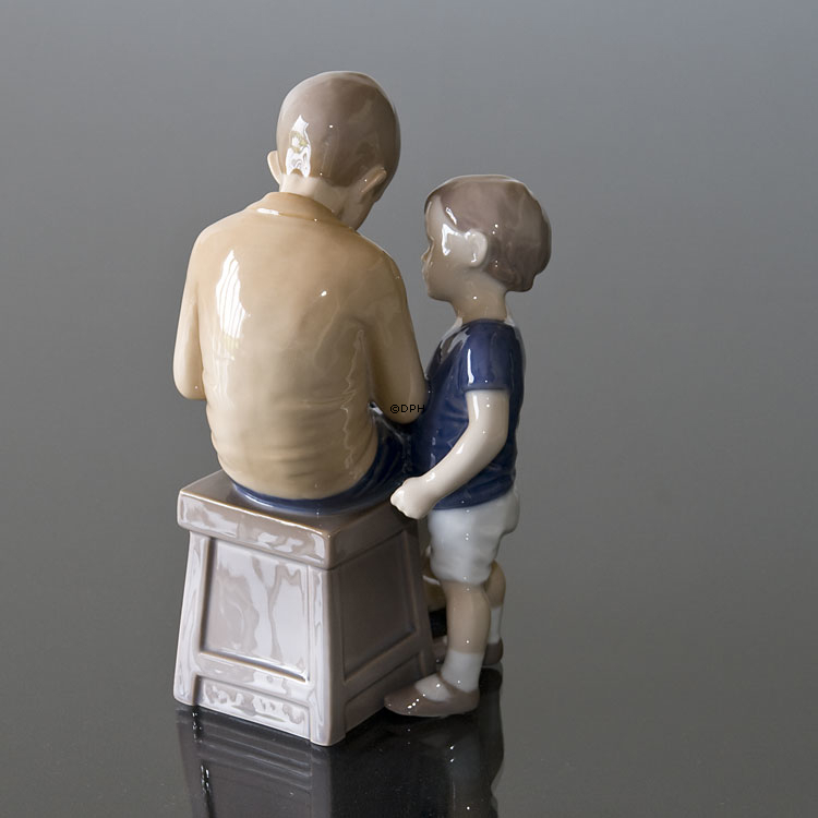 Tom og Willy, Børn, brødre figur, Bing & Grøndahl figur nr. 1648