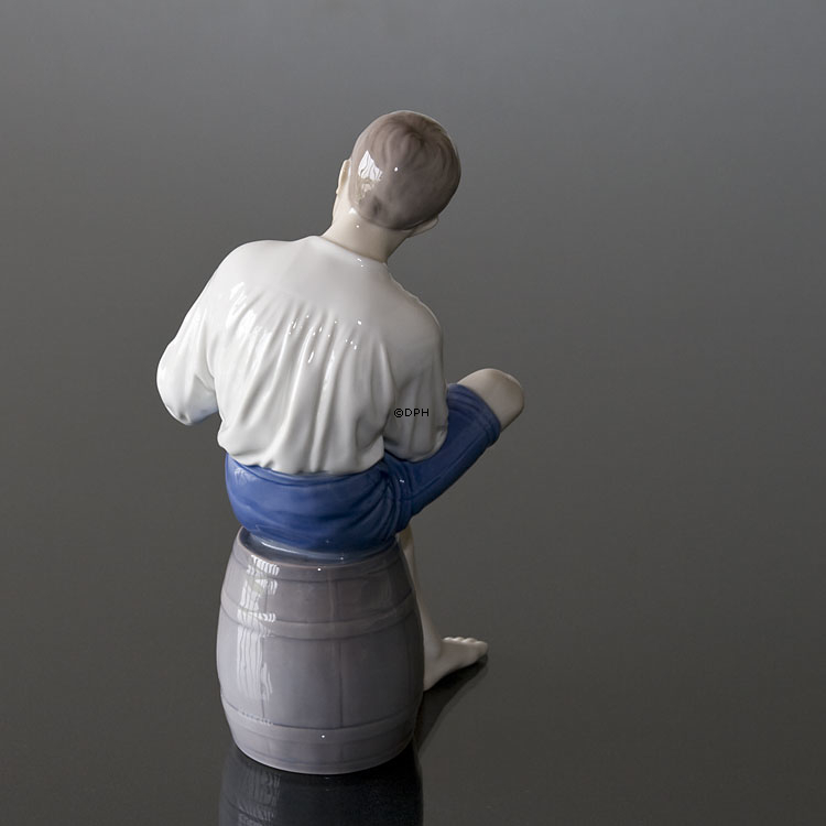 Harmonikaspiller, Merry sailor, Bing & Grøndahl figur Nr. 1661