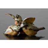 Family of Sparrows, Bing & Grondahl stoneware figurine No. 1670
