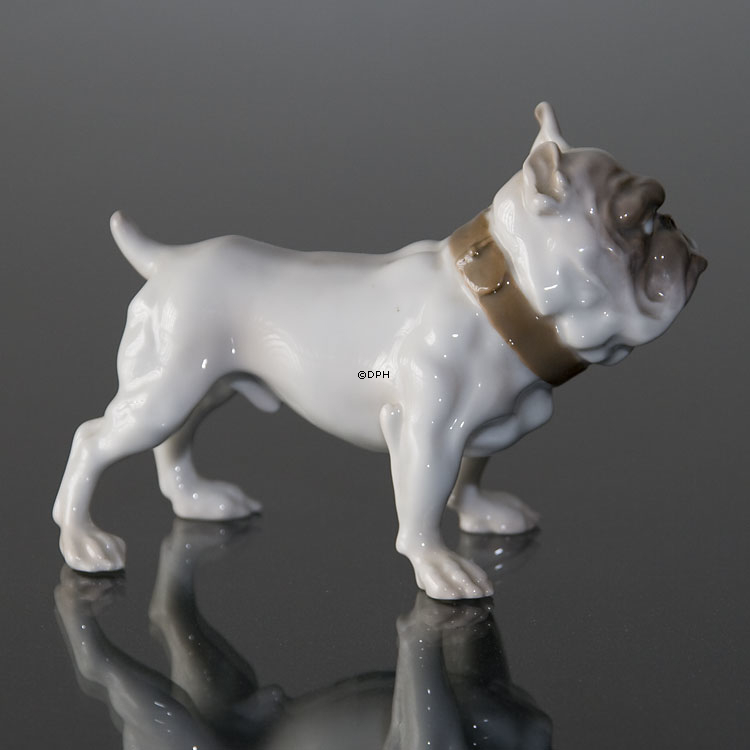 Lille Bulldog, Bing & Grøndahl hundefigur Nr. 1676