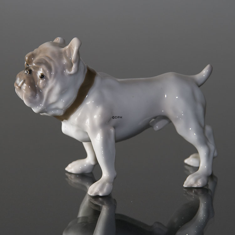Lille Bulldog, Bing & Grøndahl hundefigur Nr. 1676
