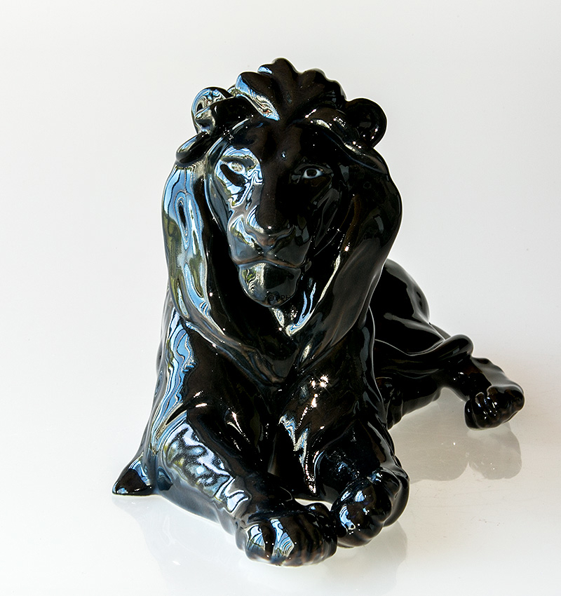 Sort Løve UNICA, Bing & Grøndahl figur nr. 1677