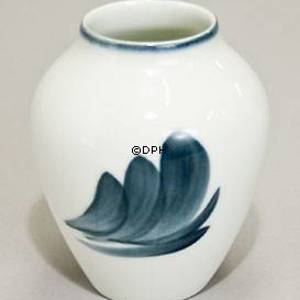 Vase med blå dekoration, Bing & Grondahl nr. 168-5012 | Nr. B168-5012 | DPH Trading