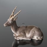 Liggende antilope Impala, Bing & Grøndahl figur nr. 1693