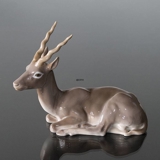 Antelope lying down, Bing & Grondahl figurine No. 1693