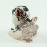 Woodpecker pecking away in the wood, Bing & Grondahl bird figurine No. 1717