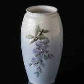 Vase med Blåregn 14cm, Bing & Grøndahl