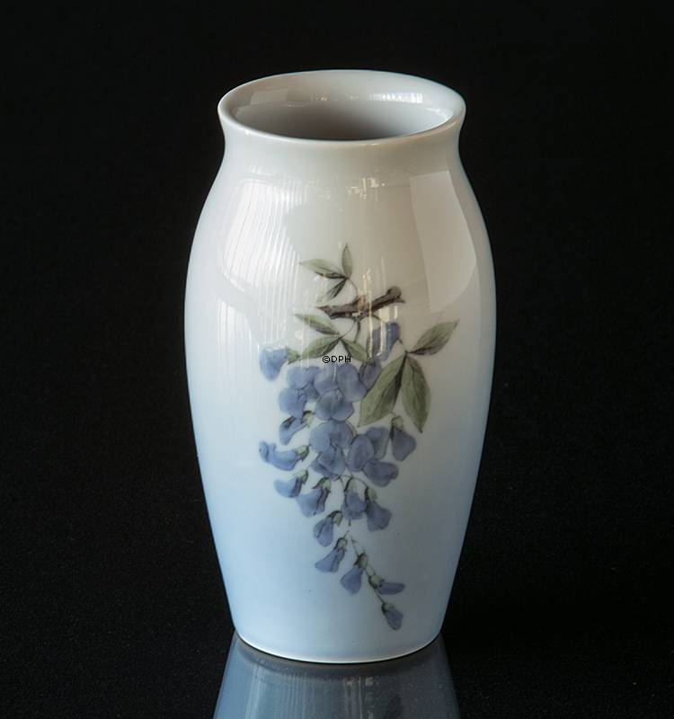 Vase med Blåregn 12cm, Bing & Grøndahl nr. 172-5255