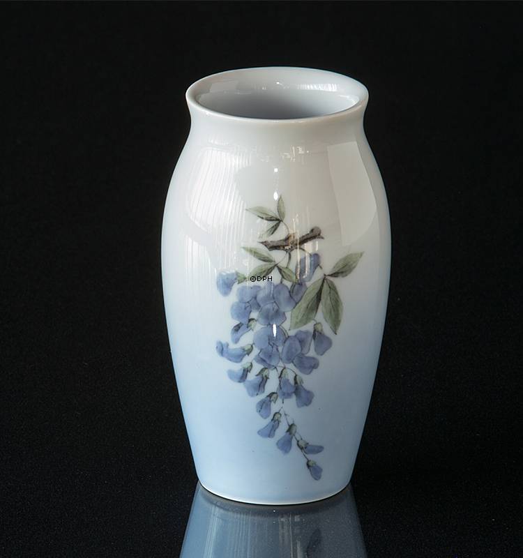 Vase med Blåregn 12cm, Bing & Grøndahl nr. 172-5255