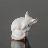 Little white mouse, Bing & Grondahl figurine no. 1020419 / 1728