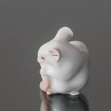 Little white mouse, Bing & Grondahl figurine no. 1020419 / 1728