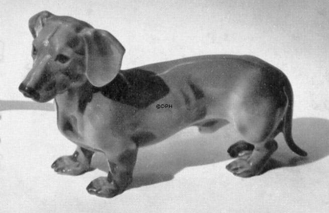 Gravhund, Bing & Grøndahl hundefigur nr. 1752