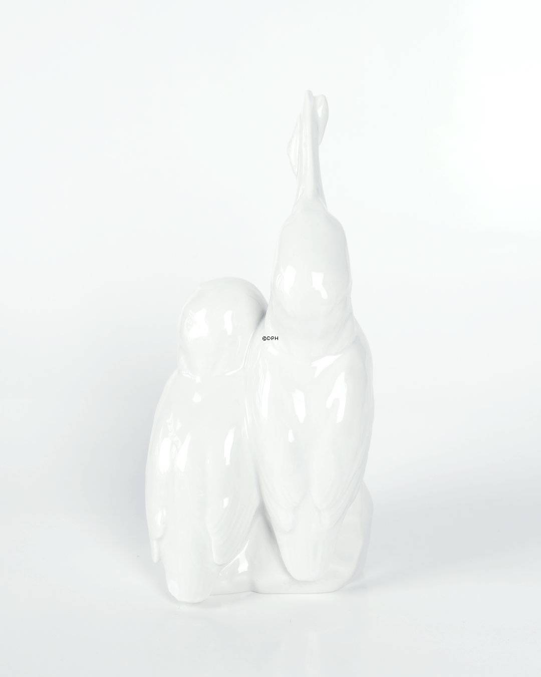 Isfuglepar, hvid, Royal Copenhagen fugle figur nr. 1769