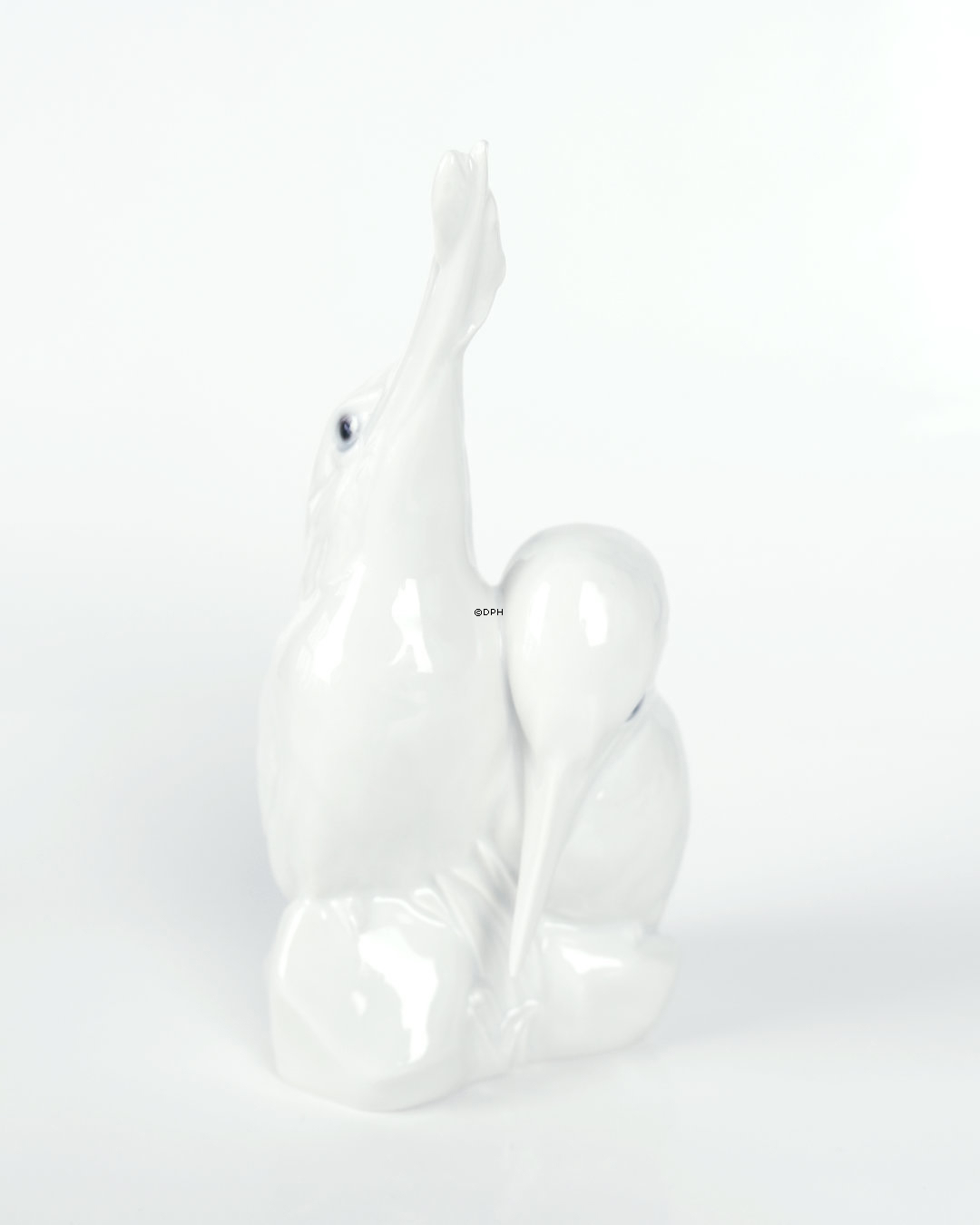 Isfuglepar, hvid, Royal Copenhagen fugle figur nr. 1769