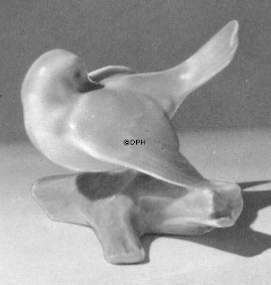 Sovende astrild/Finke, Bing & Grøndahl fuglefigur nr. 1771 (sjælden)