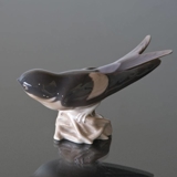 Swallow looking to the side, Bing & Grondahl bird figurine no. 1775