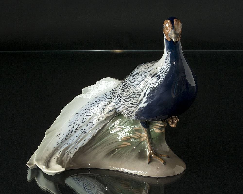 Sølvfasan, Bing & Grøndahl fugle figur nr. 1784