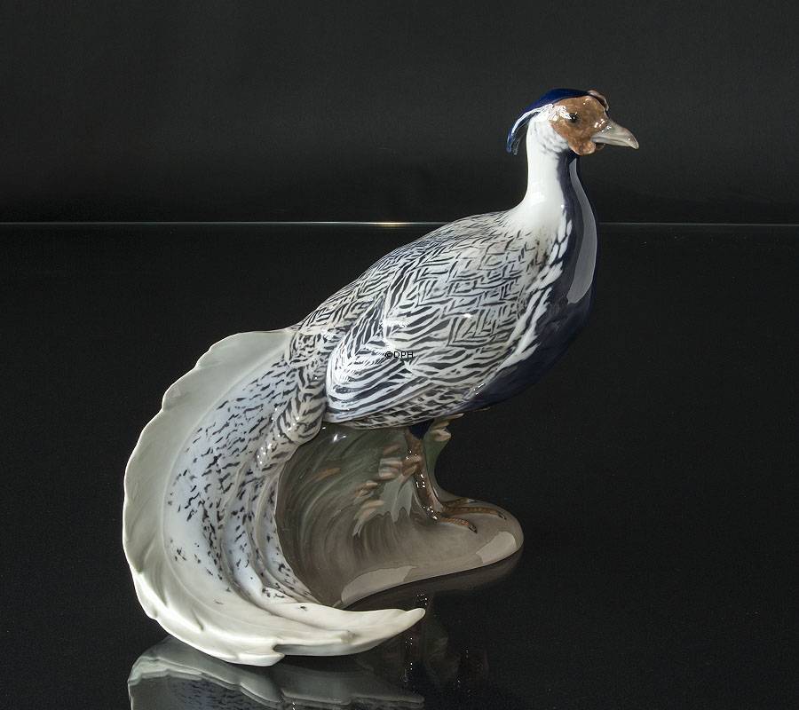 Sølvfasan, Bing & Grøndahl fugle figur nr. 1784