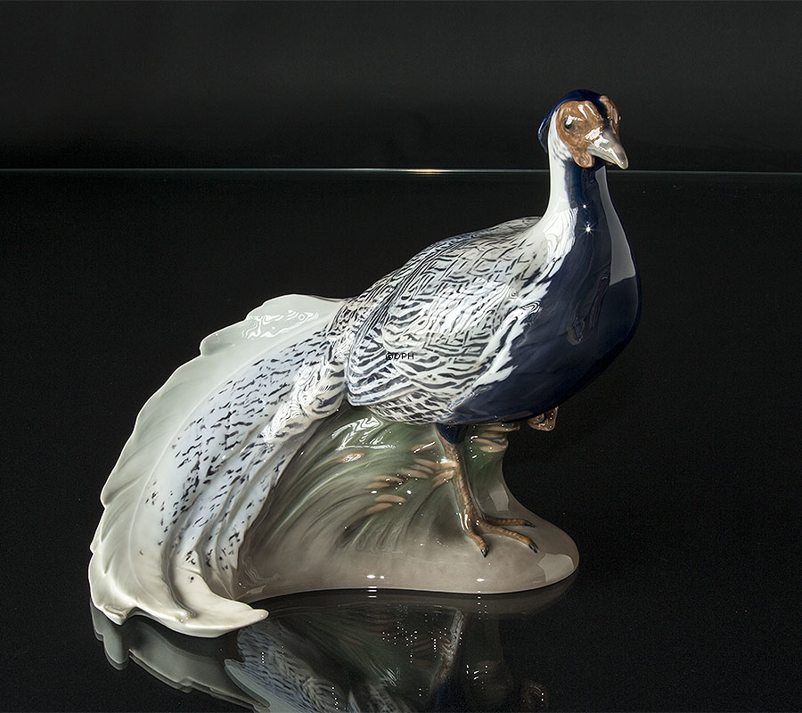 Sølvfasan, Bing & Grøndahl fugle figur nr. 1784