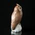 Lille ugle på plint, Bing & Grøndahl fugle figur | Nr. B1800 | DPH Trading
