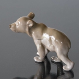 Braunbär stehend wissbegierig, Bing & Gröndahl Figur Nr. 1804