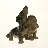 Gravhunde, par, Bing & Grøndahl hunde figur nr. 1805