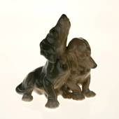 Gravhunde, par, Bing & Grøndahl hunde figur 