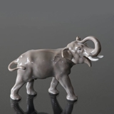 Elefant med løftet snabel, Bing & Grøndahl figur nr. 1806