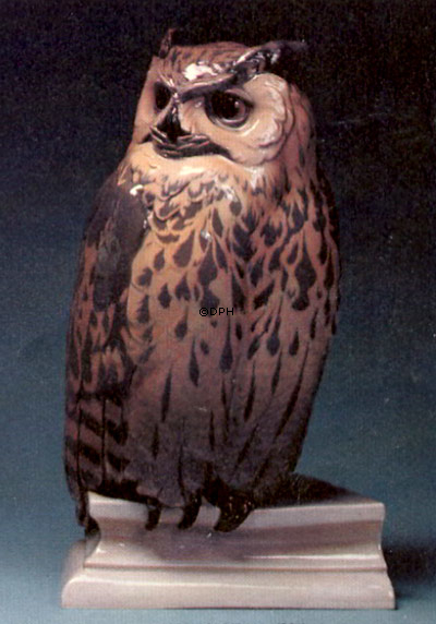 Ugle, Bing & Grøndahl fugle figur nr. 1846