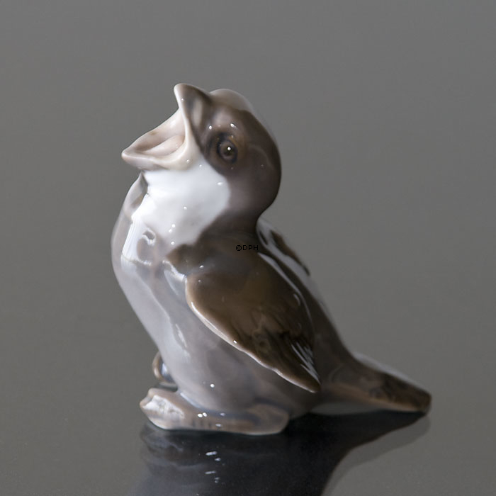 Spurveunge, Bing & Grøndahl fugle figur nr. 1852
