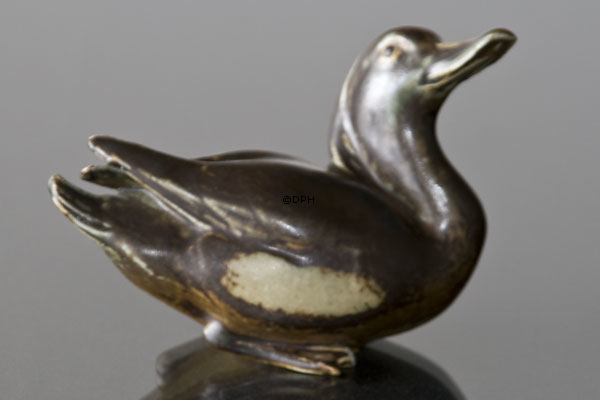 Troldand, Bing & Grøndahl stentøjsfigur af fugl nr. 1855