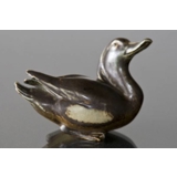 Tufted Duck, Bing & grondahl stoneware bird figurine no. 1855